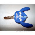 hot sale nature material lovely stitch shape soft pvc key cover